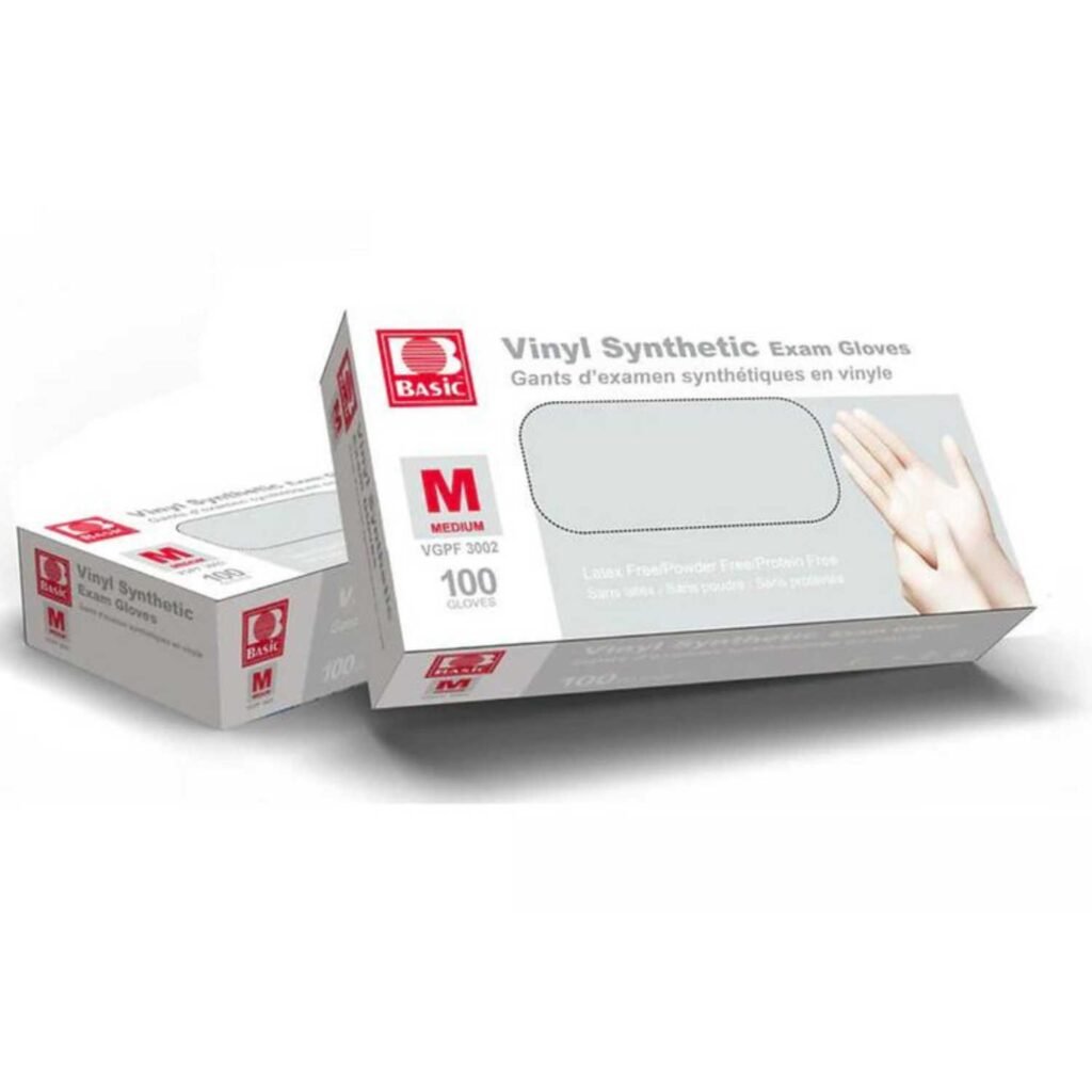 Vinyl Gloves Synthetic Exam 5 Gram