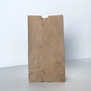 3LB Brown Grocery Bag 4.50" x 8.37"x 3.12" 500cs - Disposable Take Away Food Packaging - Canadian Distribution