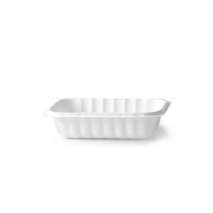 Pregel -  Alcas® Compostable To Go Container -  White (200 containers) - 1000cc - Canadian Distribution