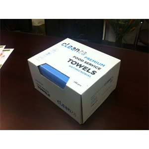 SOMI KIT-TFBL1324-CZ, Towel-Wiper 13"X24" Antimicro Deluxe Blue, 2.9LBS, BLUE, 100 PER PACK