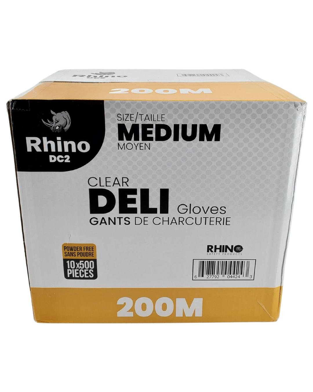 Rhino - DC2 - Clear Deli Gloves - Medium - 200M 1 Rhino - DC2 - Clear Deli Gloves - Medium - 200M