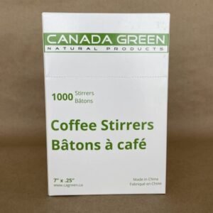 7" Wooden Stir Sticks - 1000/10,000 box - Disposable Take Away Food Packaging - Canadian Distribution