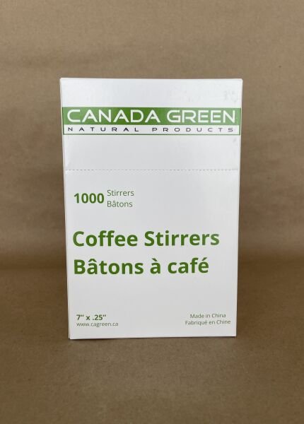 7" Wooden Stir Sticks - 1000/10,000 box - Disposable Take Away Food Packaging - Canadian Distribution 1 7" Wooden Stir Sticks - 1000/10,000 box - Disposable Take Away Food Packaging - Canadian Distribution